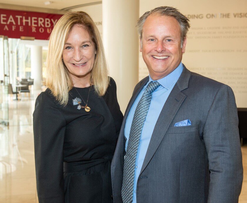 Jennifer Van Bergh and David Hasenbalg at the Harvesters fashion show and luncheon in support of Second Harvest Food Bank.
