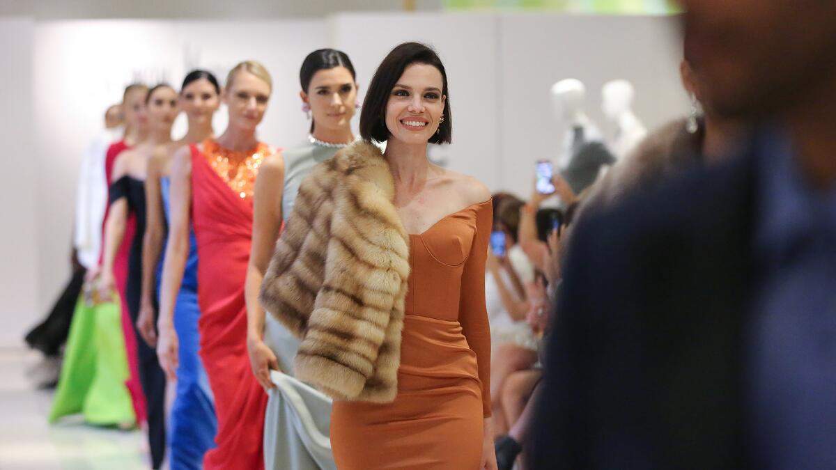 StyleWeekOC kicked off today at Fashion Island with Neiman Marcus Art