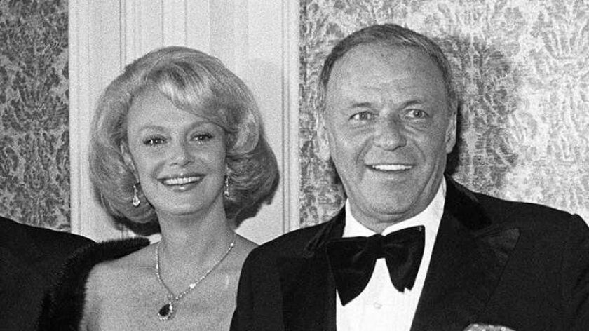 Frank Sinatra, right, appears with wife Barbara Sinatra in 1976.