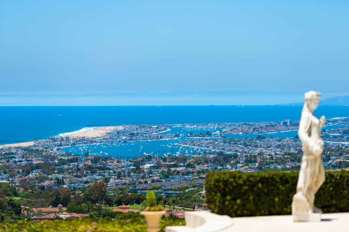 One of the views from 1 Pelican Crest in Newport Coast.