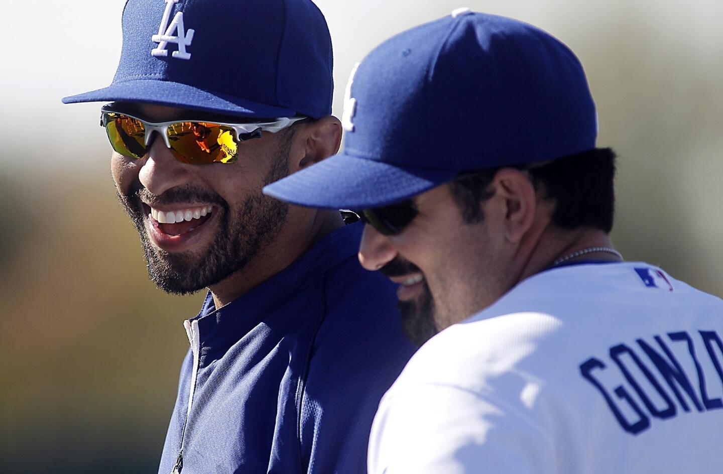 Dodgers center fielder Matt Kemp and first baseman Adrian Gonzalez form one of the most potent one-two punches in the middle of the batting order for any team in the majors. They'll each be paid more than $20 million this season.