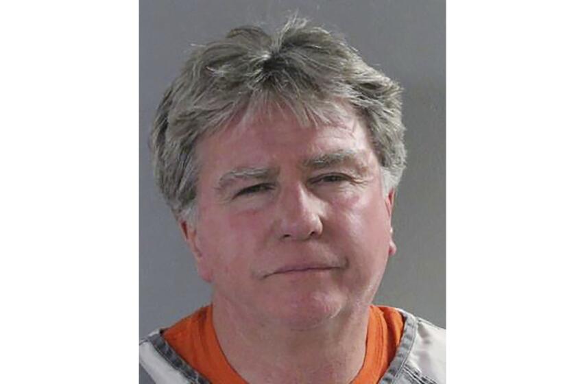 This image released by the Washington County, N.Y., Sheriff, shows Kevin Monahan, 65, who was arrested on a second-degree murder charge. Kaylin Gillis, 20, was traveling through the rural town of Hebron, N.Y., with three other people Saturday night, April 15, 2023, when the group made a wrong turn onto Monahan's property, who came out onto his porch and fired two shots. One round hit and killed Gillis, according to Washington County Sheriff Jeffrey Murphy. (Washington County NY Sheriff via AP)