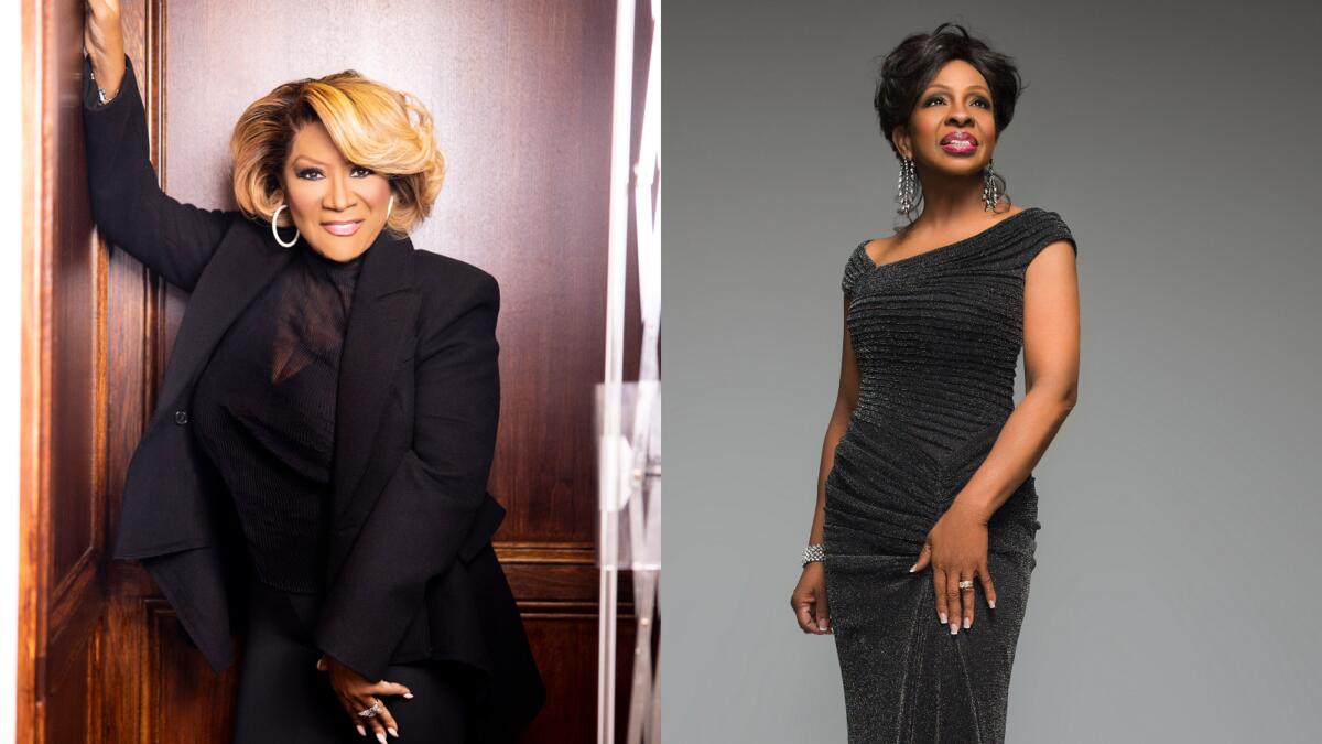 Patti LaBelle, left, and Gladys Knight.