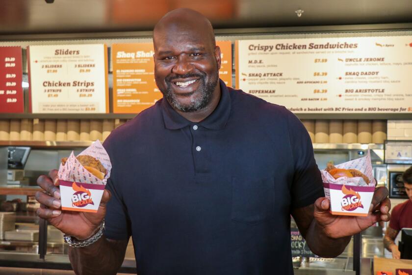 Shaquille O'Neal's fried chicken chain expanded this week with a new Valencia location serving fried chicken sandwiches.