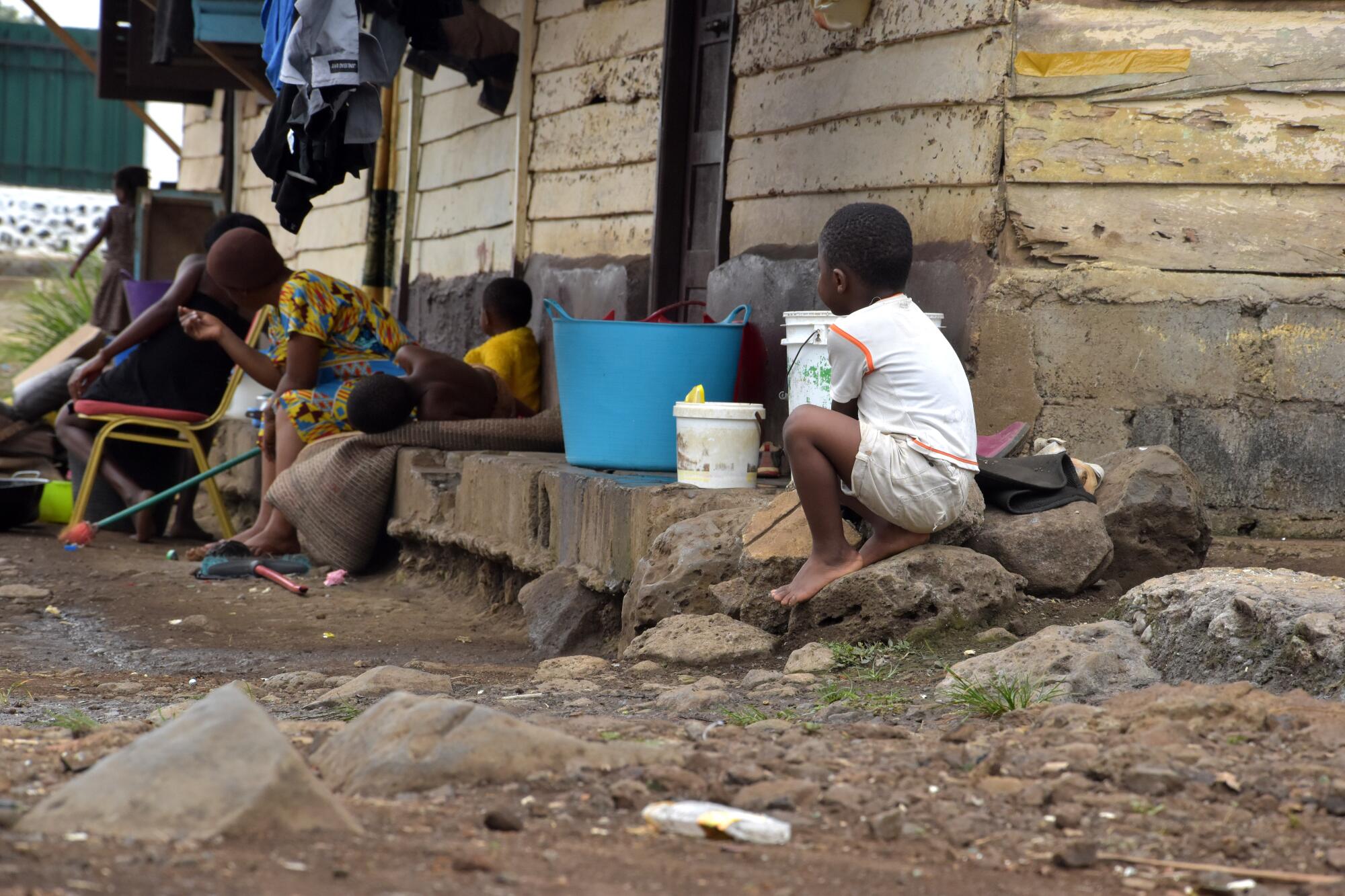 Scene of poverty in Equatorial Guinea 