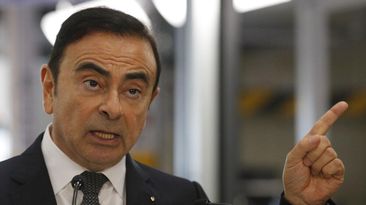 Carlos Ghosn, soon to lose his stature as a leader of auto industry.