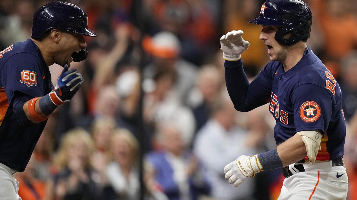 Alex Bregman homers, Framber Valdez delivers as Astros go two up on Yankees  - The Boston Globe