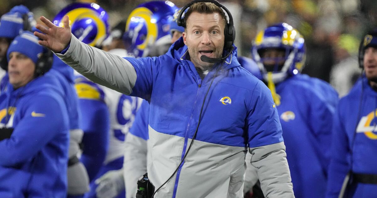 LA Rams coach Sean McVay says he's more 'comfortable' heading into