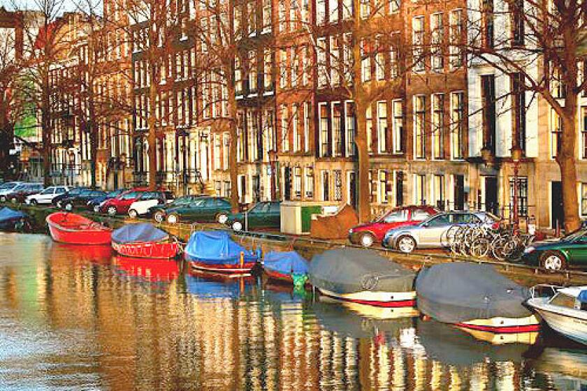 Amsterdam's maze of canals creates 90 small islands In the Netherlands' capital.