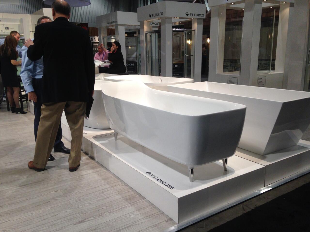 Free-standing tubs are gaining popularity among homeowners, while jetted tubs are losing favor.