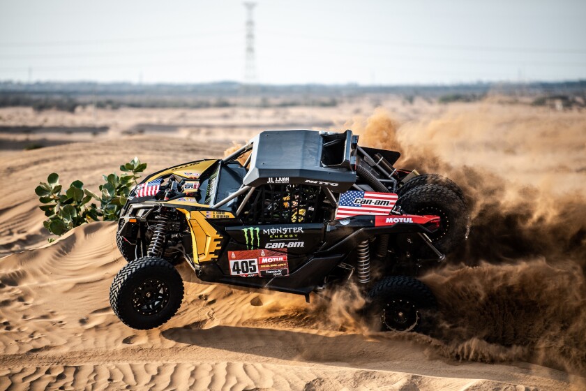 Casey Currie Hopes To Make History At Treacherous Dakar Rally Los Angeles Times