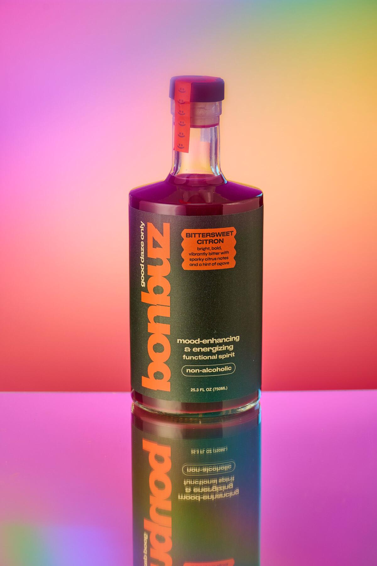 Bonbuz Bittersweet Citron, a non-alcoholic distillate with citrus, ginger and gentian.