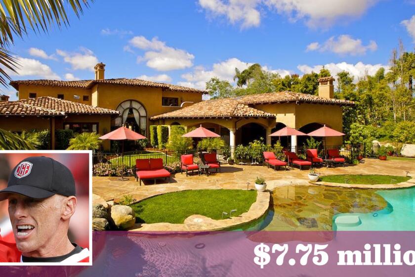 Four-time Pro Bowl quarterback Jeff Garcia eyes a $7.75-million home hand-off in Rancho Santa Fe.