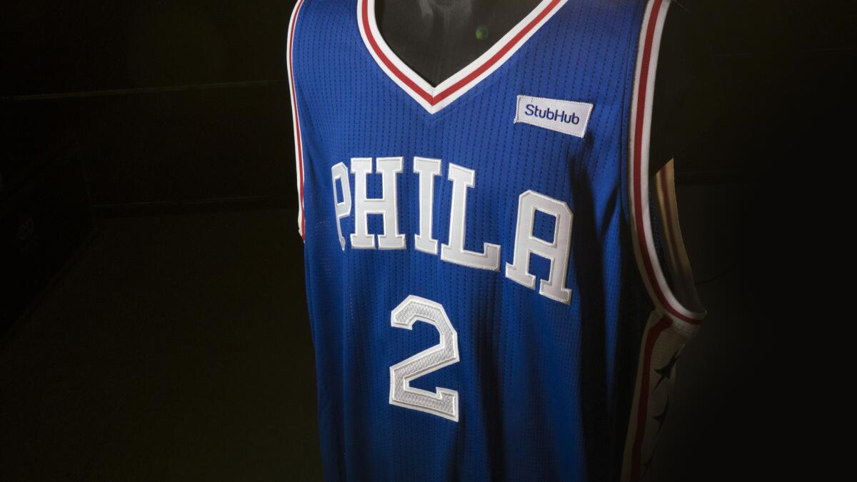 Philadelphia 76ers, StubHub partner on first NBA jersey ad - Sports  Illustrated