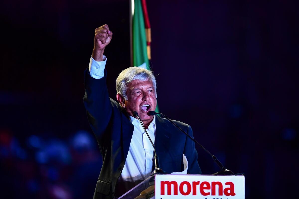 Andrés Manuel Lopez Obrador, de la coalición Juntos haremos historia