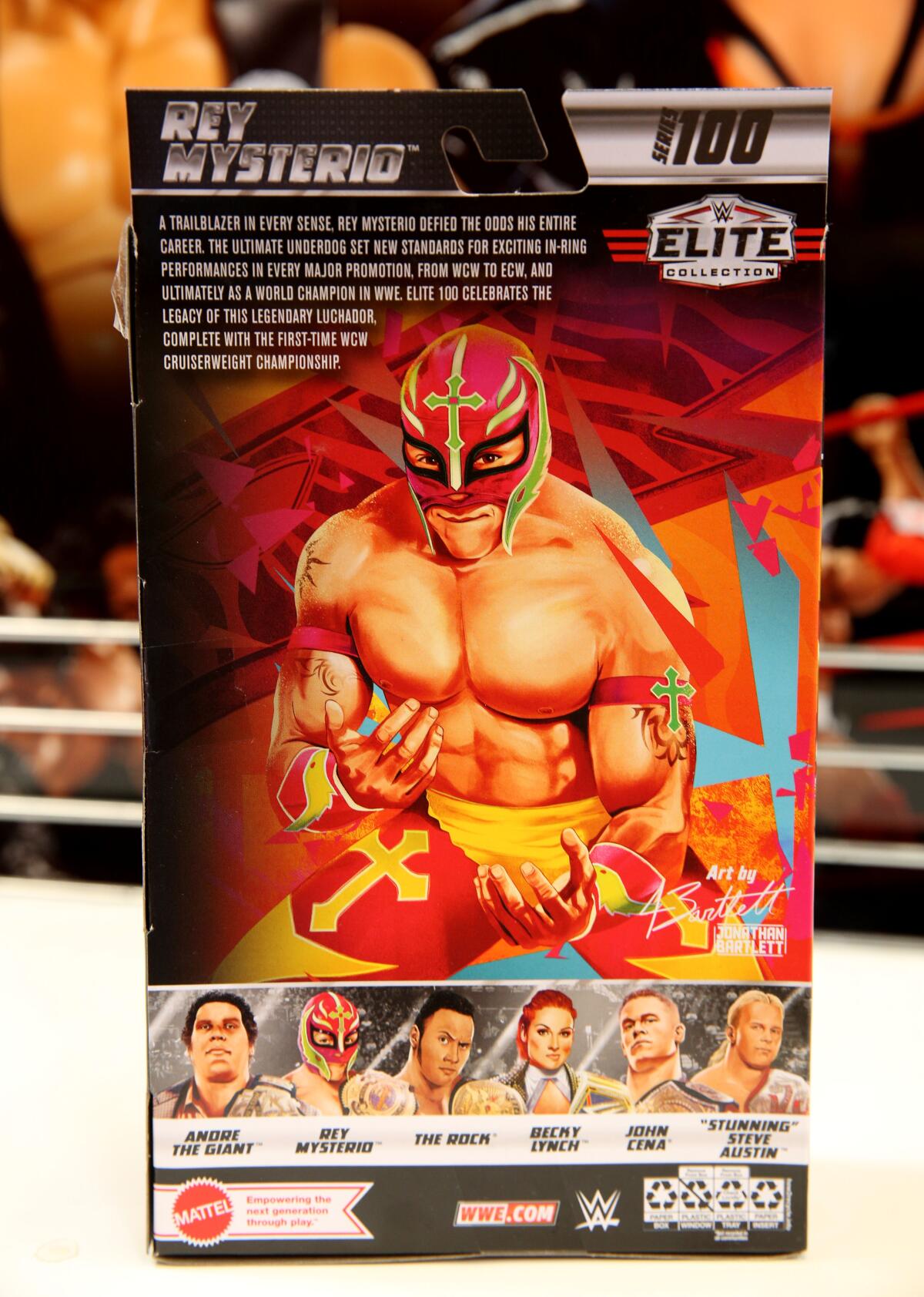 Wwe Figura Elite Priest Naranja