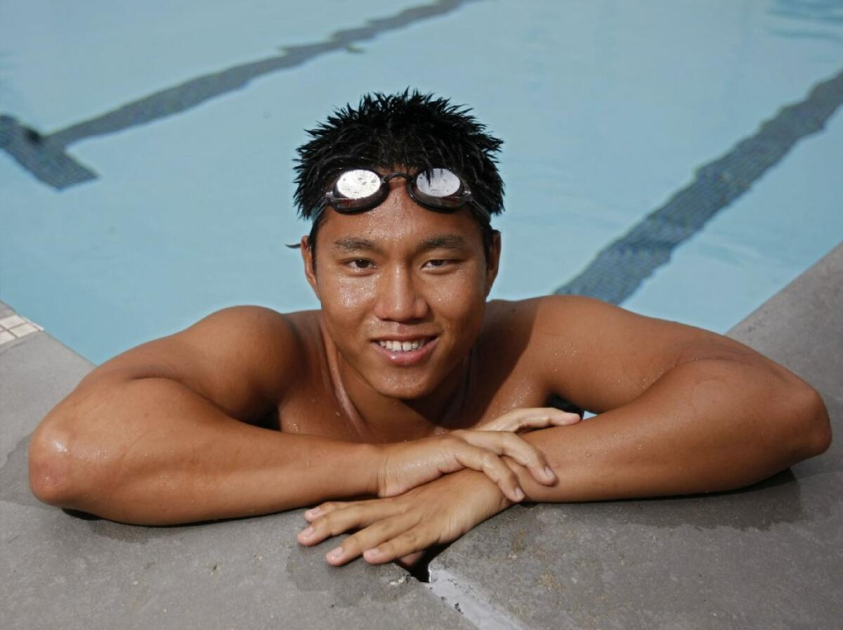 Crescenta Valley High's Young Tae Seo has earned his fourth straight All-Area Boys' Swimmer of the Year award.