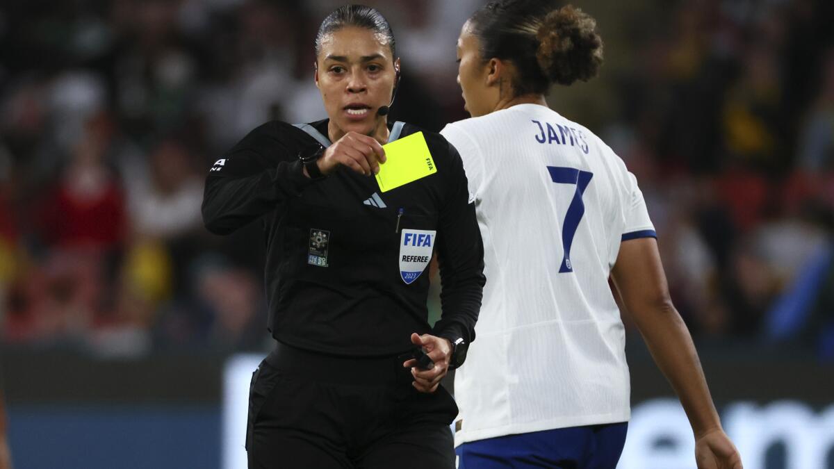 A step too far. Lauren James shown a red card in England's Women's