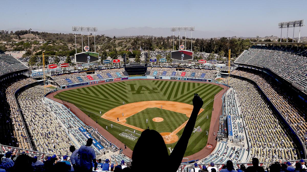 Dodgers seeking sponsors for field, team jersey patch