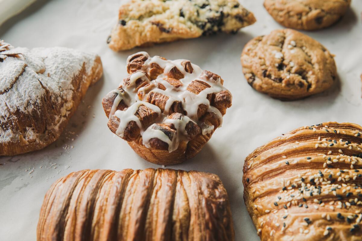 A selection of baked goods from Hommage Bakehouse.