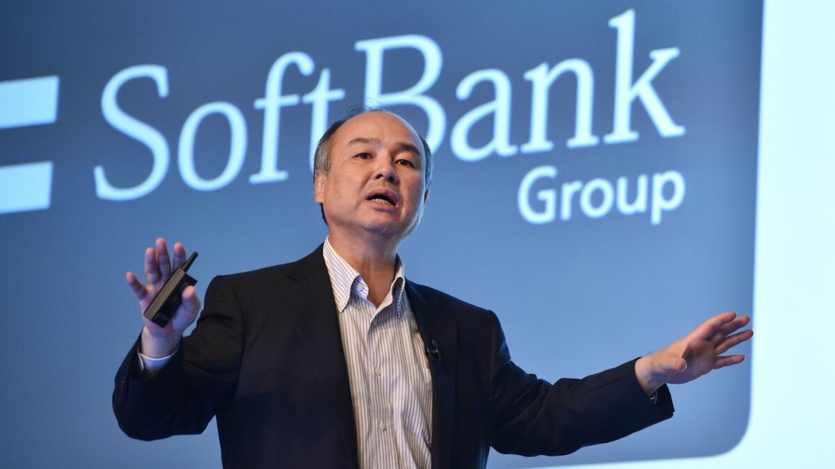 SoftBank Chairman and CEO Masayoshi Son. SoftBank-funded companies including Oyo, WeWork and Zume have been laying off large numbers of employees in recent weeks.