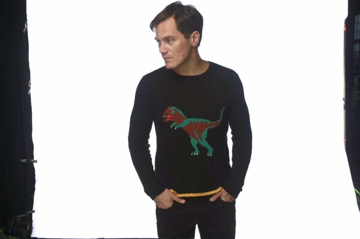 Sometimes a sweater is worth a thousand words: Michael Shannon, Oscar nominee for "Nocturnal Animals."