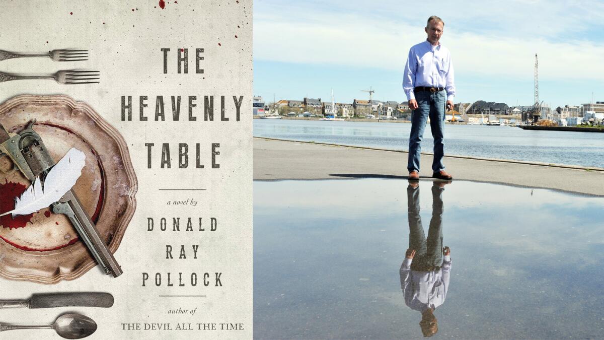 "The Heavenly Table" is the latest novel from Donald Ray Pollock, right.