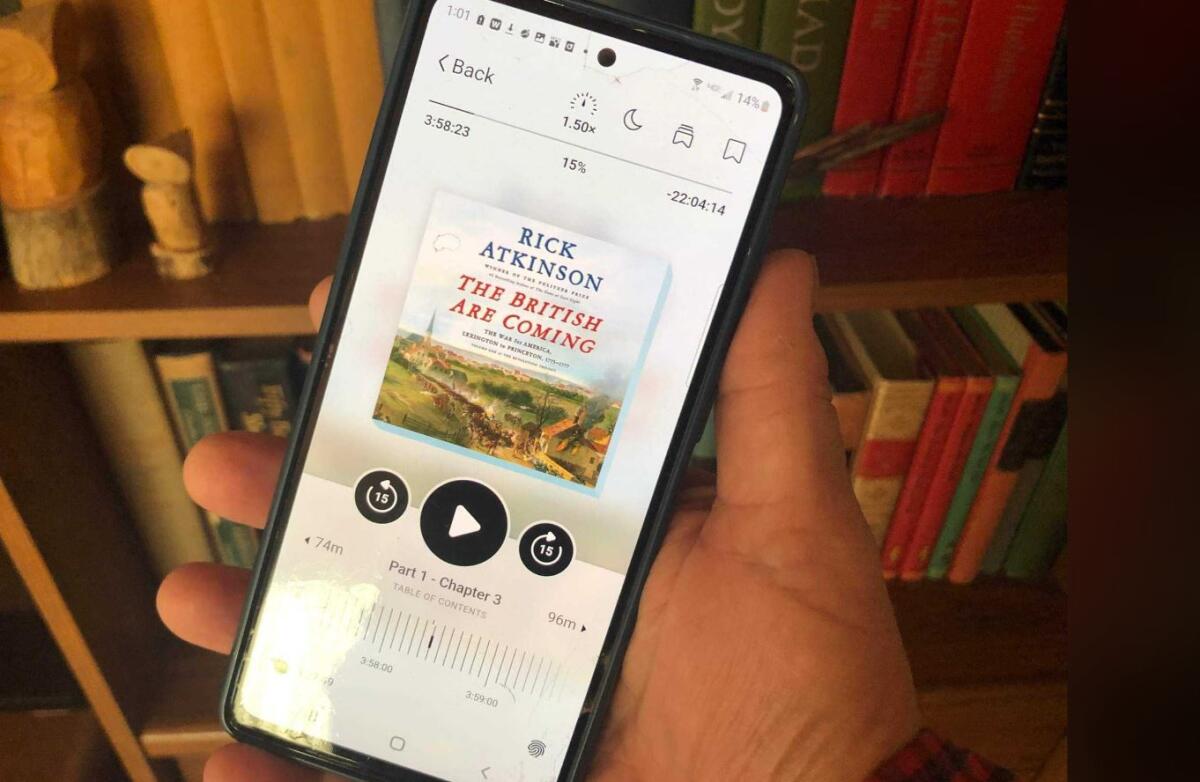 A book is shown using the Libby app.