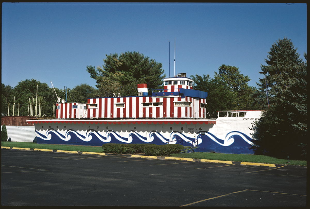 Storybook Gardens, Good Ship Lollypop, Lake Delton, Wis,, 1988. (John Margolies/courtesy TASCHEN Books)