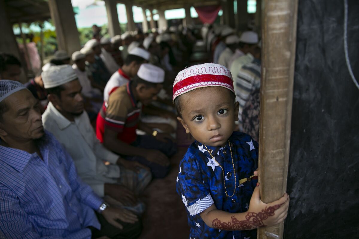 Rohingya Muslims at Cox's Bazar, Bangladesh