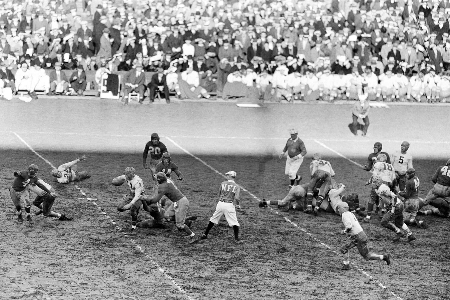 League's 1st championship game, draft highlight NFL in 1930s - The San  Diego Union-Tribune