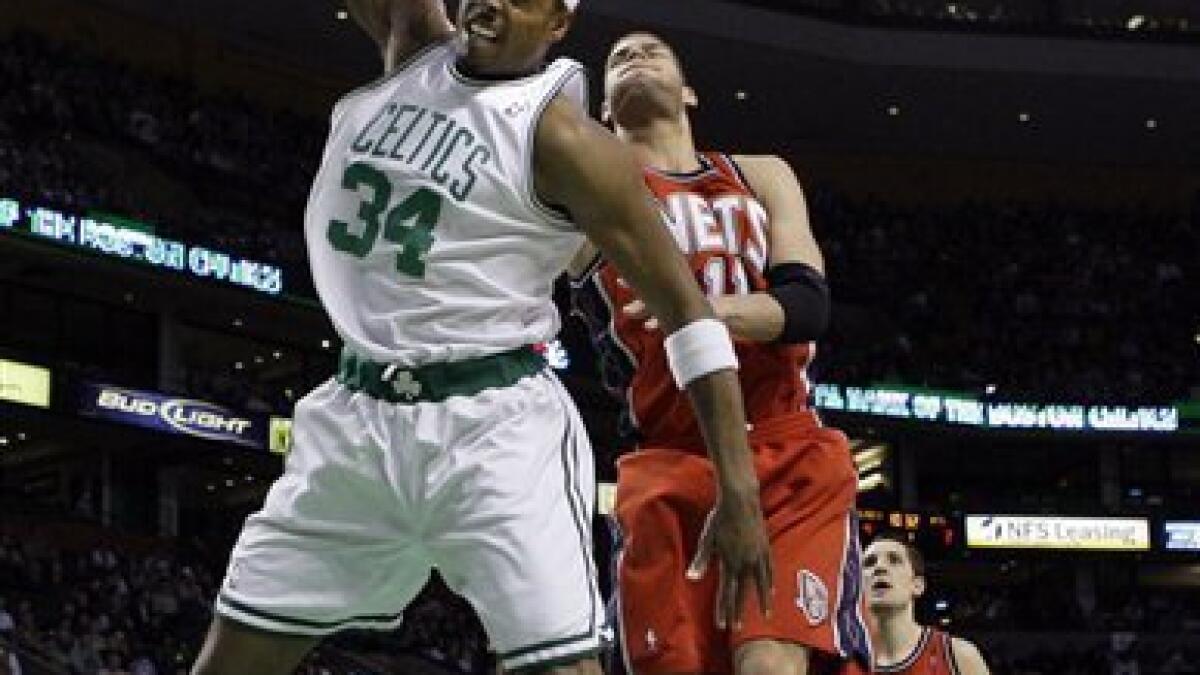 Pierce leads Celtics past Nets