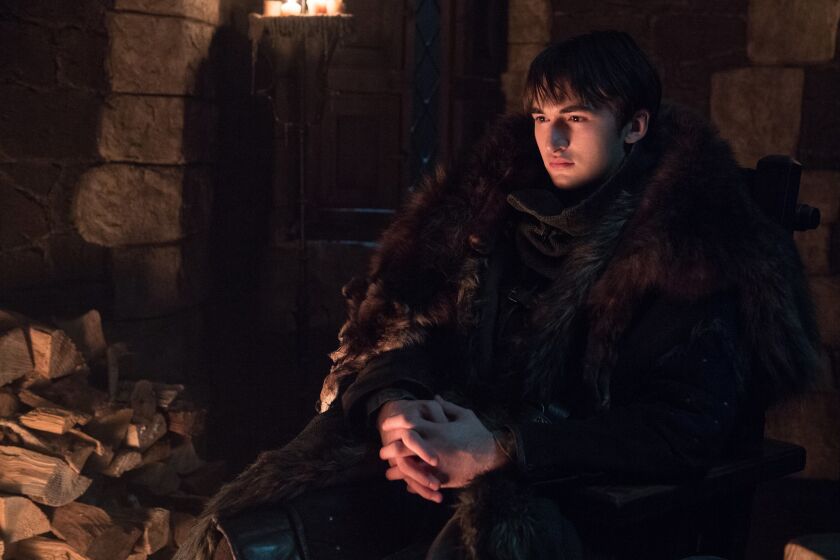 Isaac Hempstead Wright in a scene from season 8 of "Game of Thrones." Credit: Helen Sloane/HBO