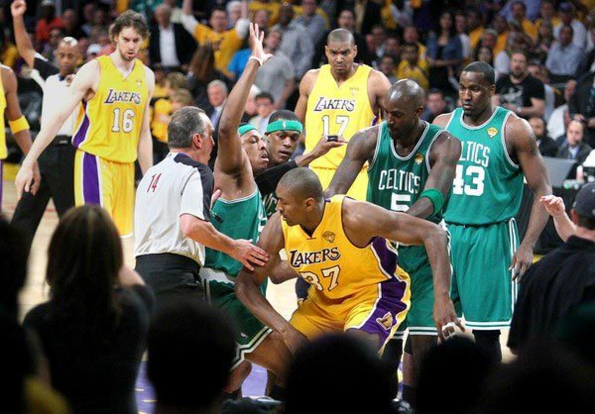 One last time: 10 years ago, the Celtics and Lakers battled for hoops  supremacy