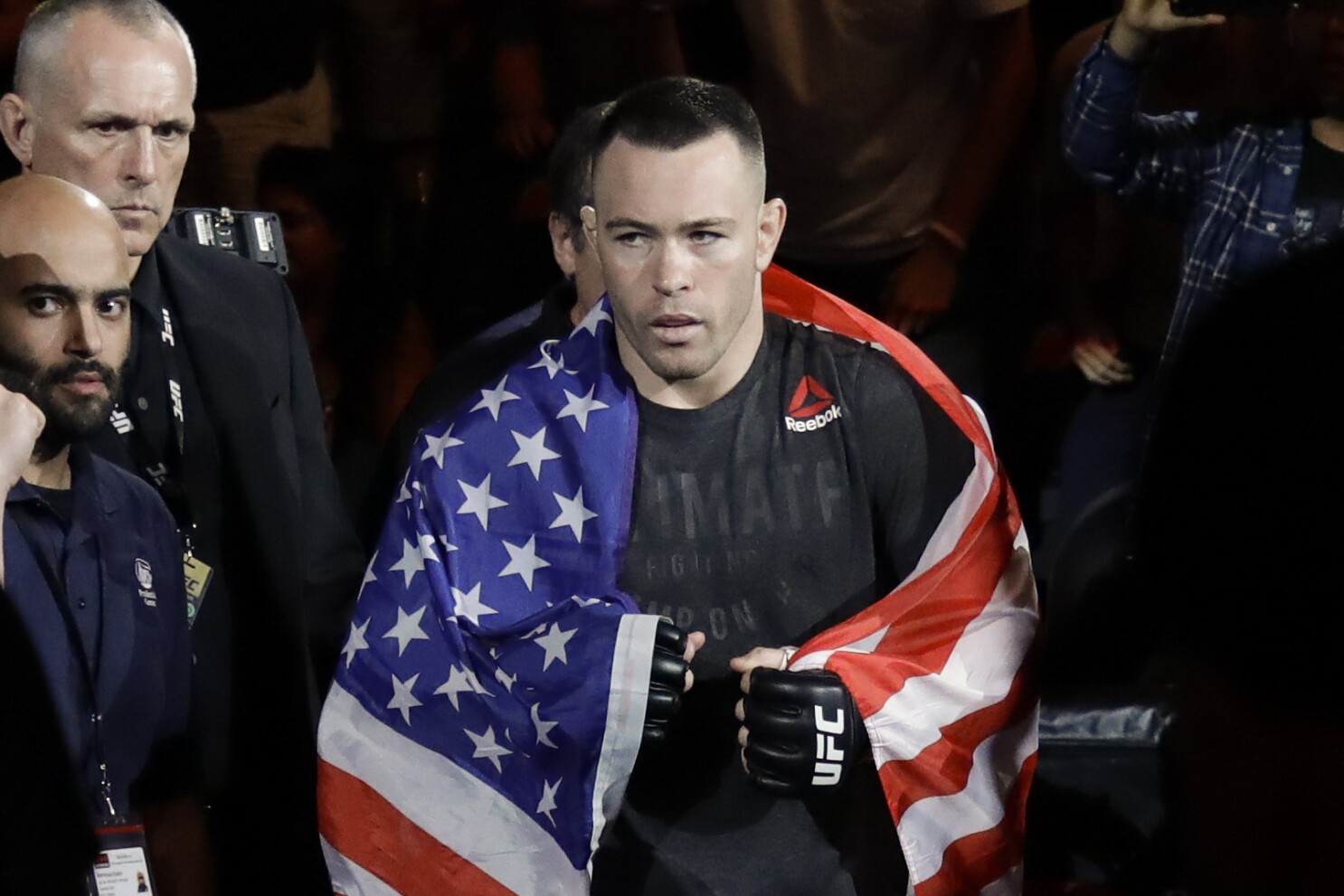 UFC's Colby Covington insists his support of Trump isn't an act - Los  Angeles Times