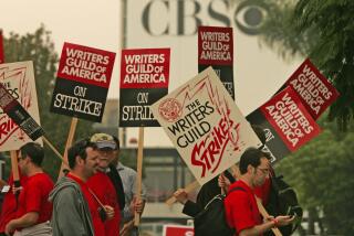 Anne Cusack  Los Angeles Times WRITERS PICKET