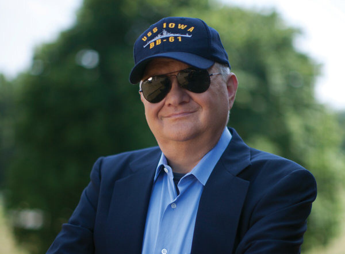 Tom Clancy in 2010. The author died Wednesday at 66.