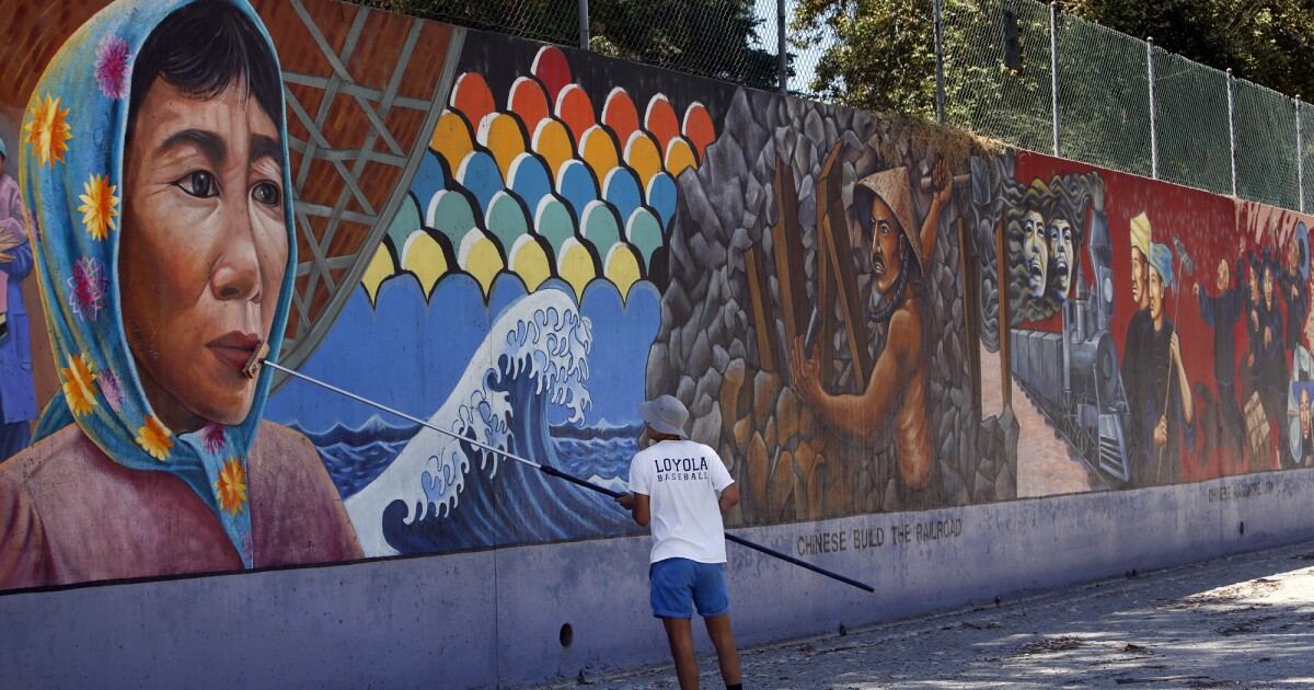 L A S Judith Baca Wins 50 000 Award Breaking Ground For Mural Artists Los Angeles Times