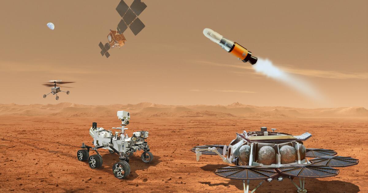 NASA's attempt to bring home part of Mars is unprecedented. The mission's problems are not