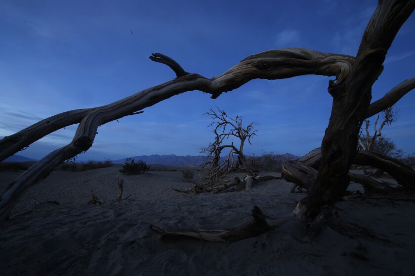 Mesquite Flat Sand Dunes, Death Valley National Park.