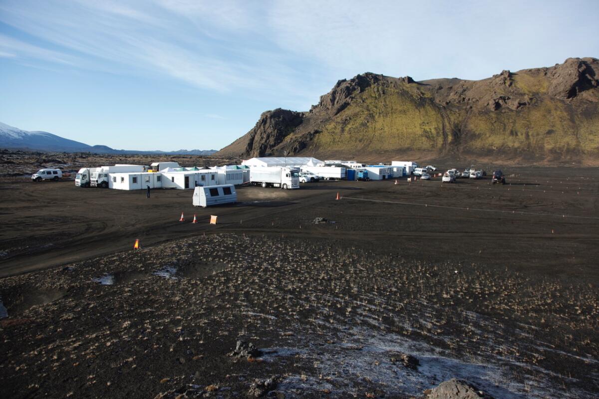 Base camp for Marvel's "Thor 2," which filmed in Iceland. 