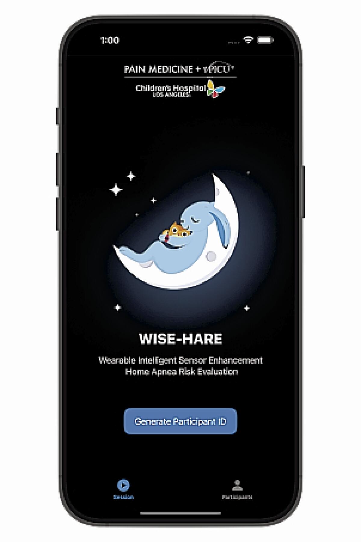 Children's Hospital of L.A.'s WISE-HARE app