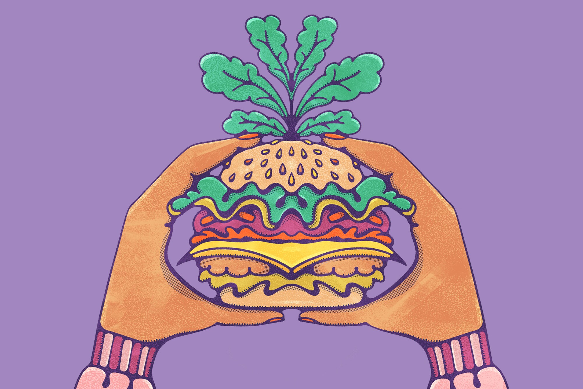 Illustration for story about protein alternatives