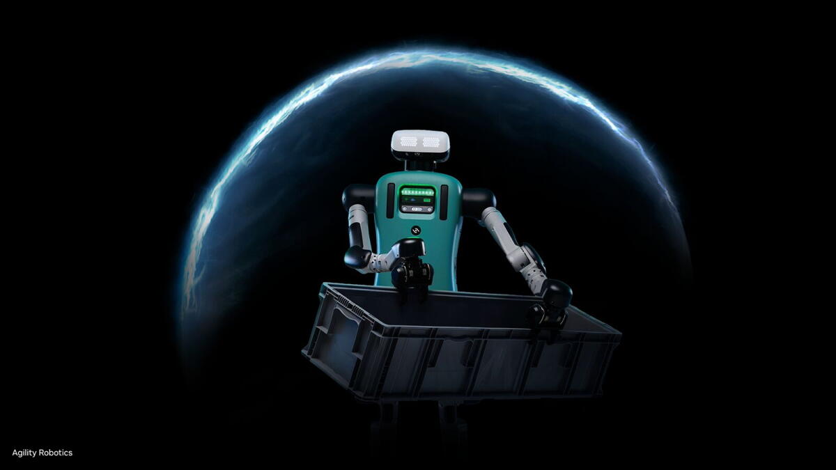 A Digit robot from Agility Robotics.