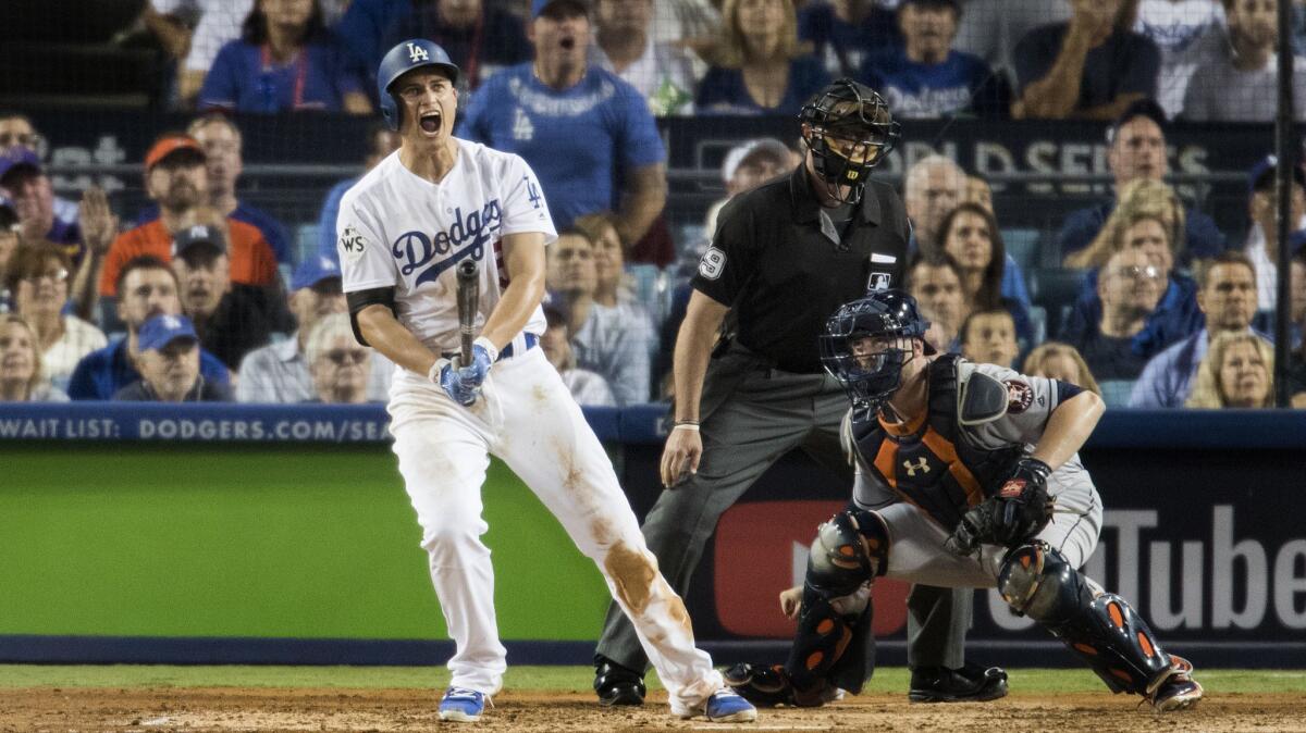 The Dodgers have been closely monitoring Corey Seager's right elbow since an MRI last year revealed inflammation.