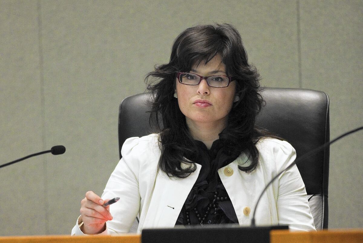 CalPERS board Vice President Priya Mathur, above in 2009, has agreed to pay a $4,000 fine for failing to file timely campaign finance reports if the Fair Political Practices Commission approves it at an Oct. 16 meeting.