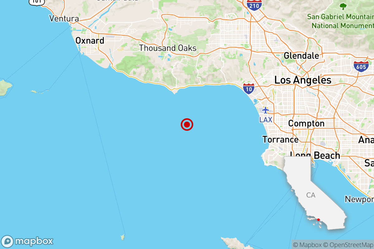 Earthquake map