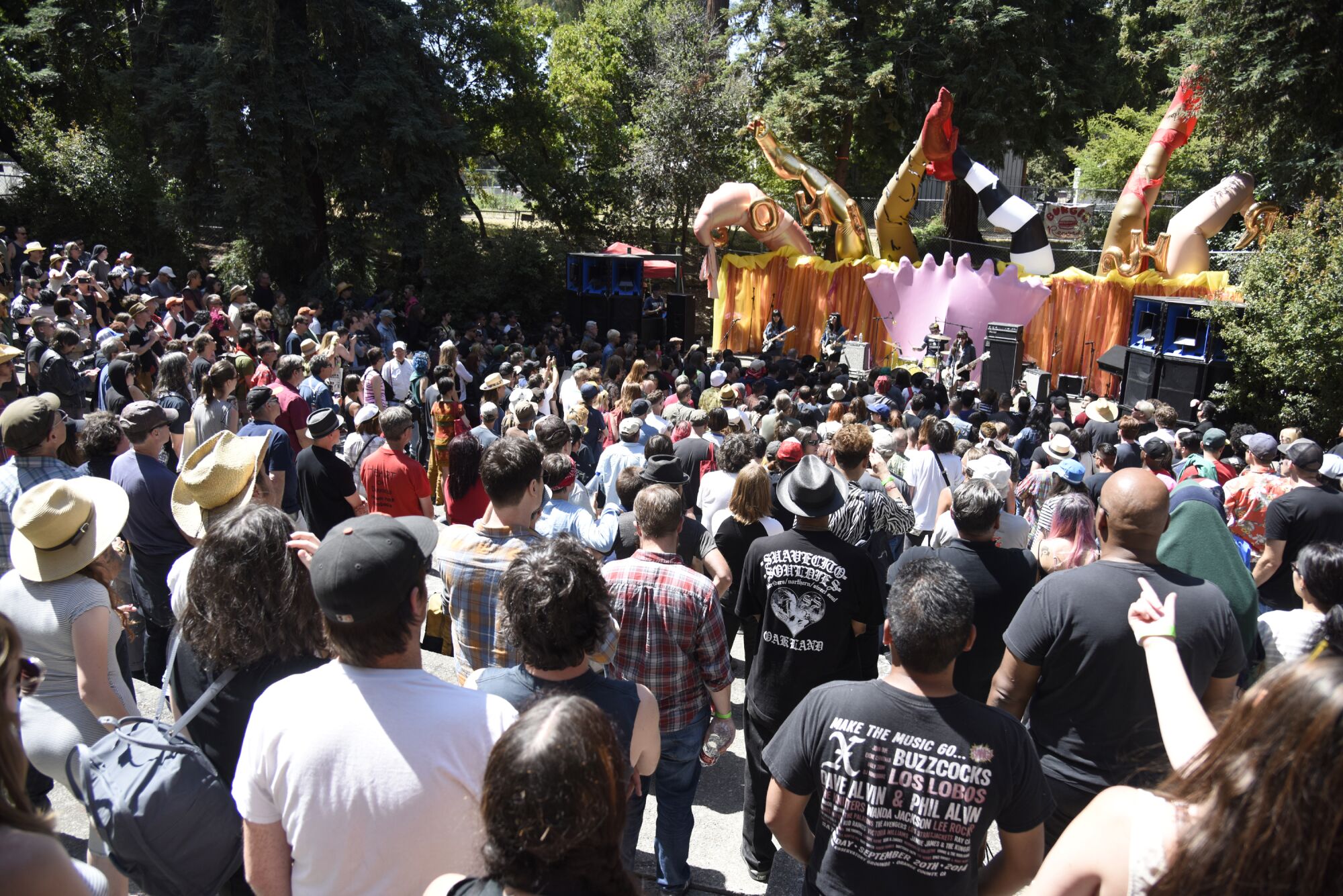 The Burger Boogaloo music festival in Oakland's Mosswood Park, July 1, 2017.