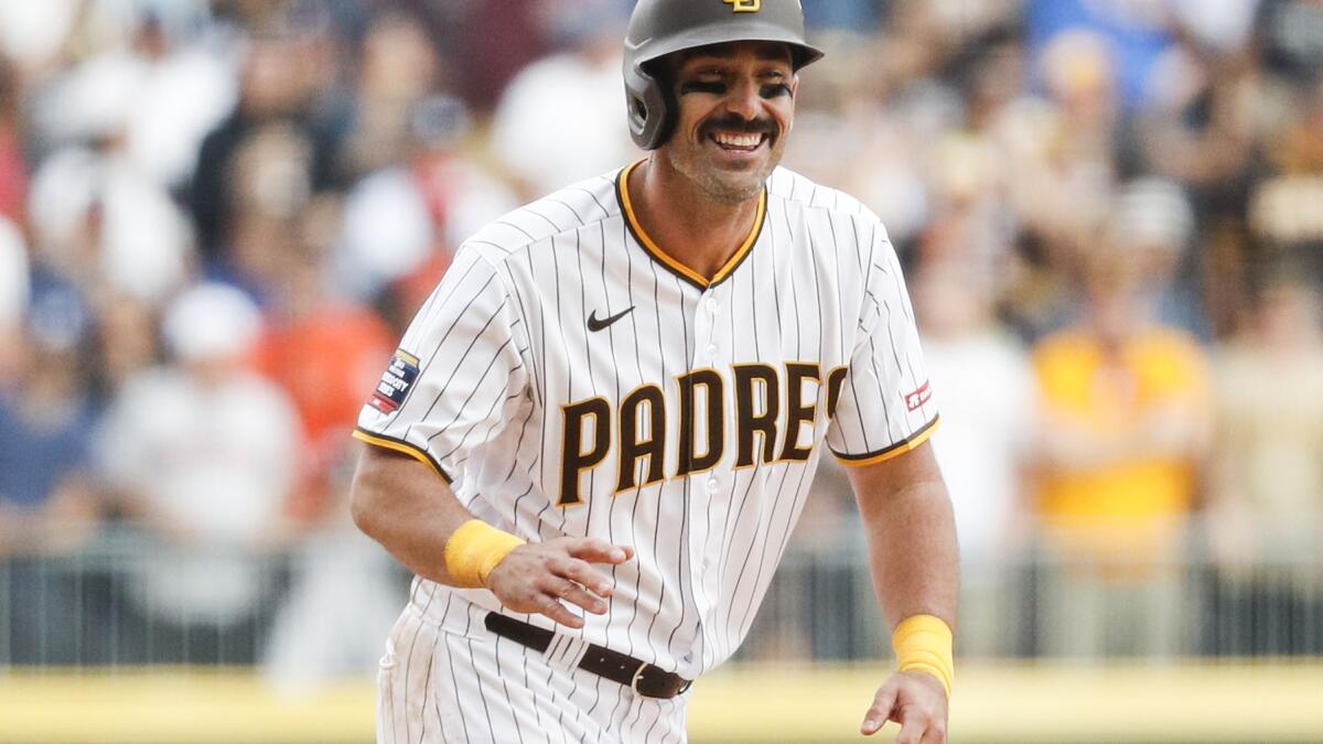 Talking with  Padres designated hitter, salsa-maker and pitmaster