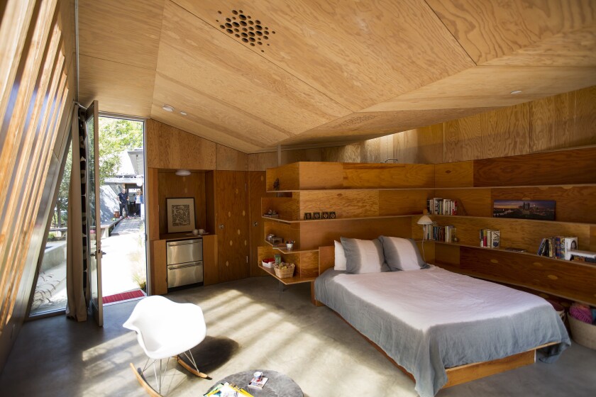This guesthouse in Culver City is a mere 380 square feet — but still feels sunny and spacious.